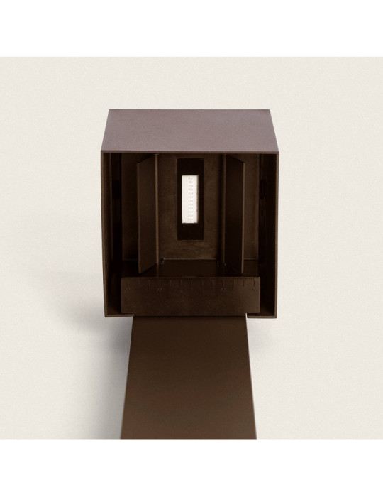 Balise Extérieure Solaire LED en Saillie sur Pied 80 cm Aluminium Denny