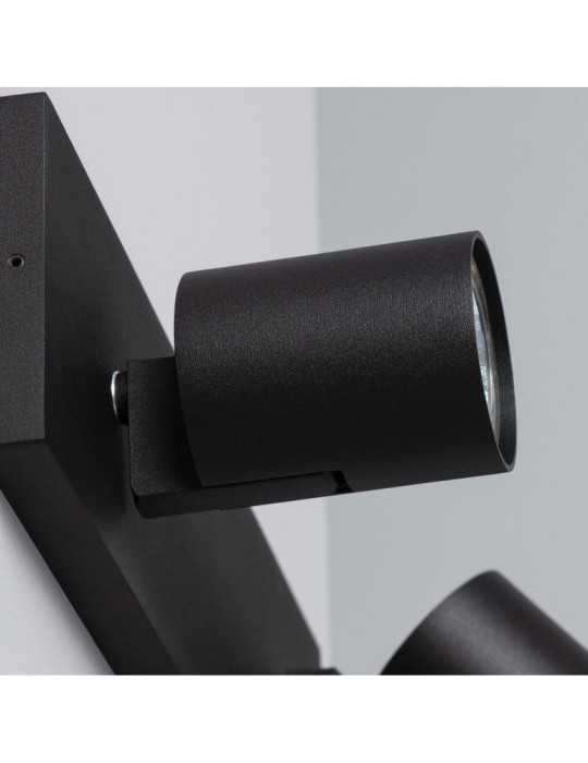 Spot à Douille Double en Saillie Orientable Aluminium Gylu à Ampoule GU10