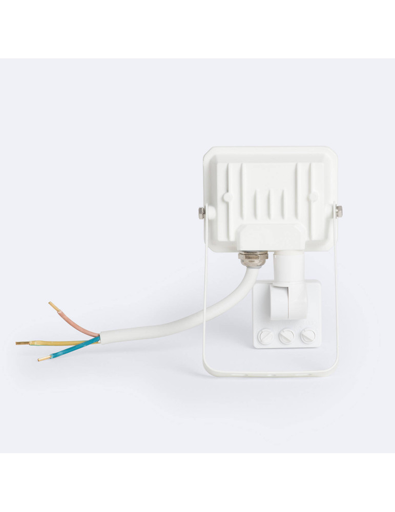 Projecteur LED 10W IP65 avec capteur PIR Blanc