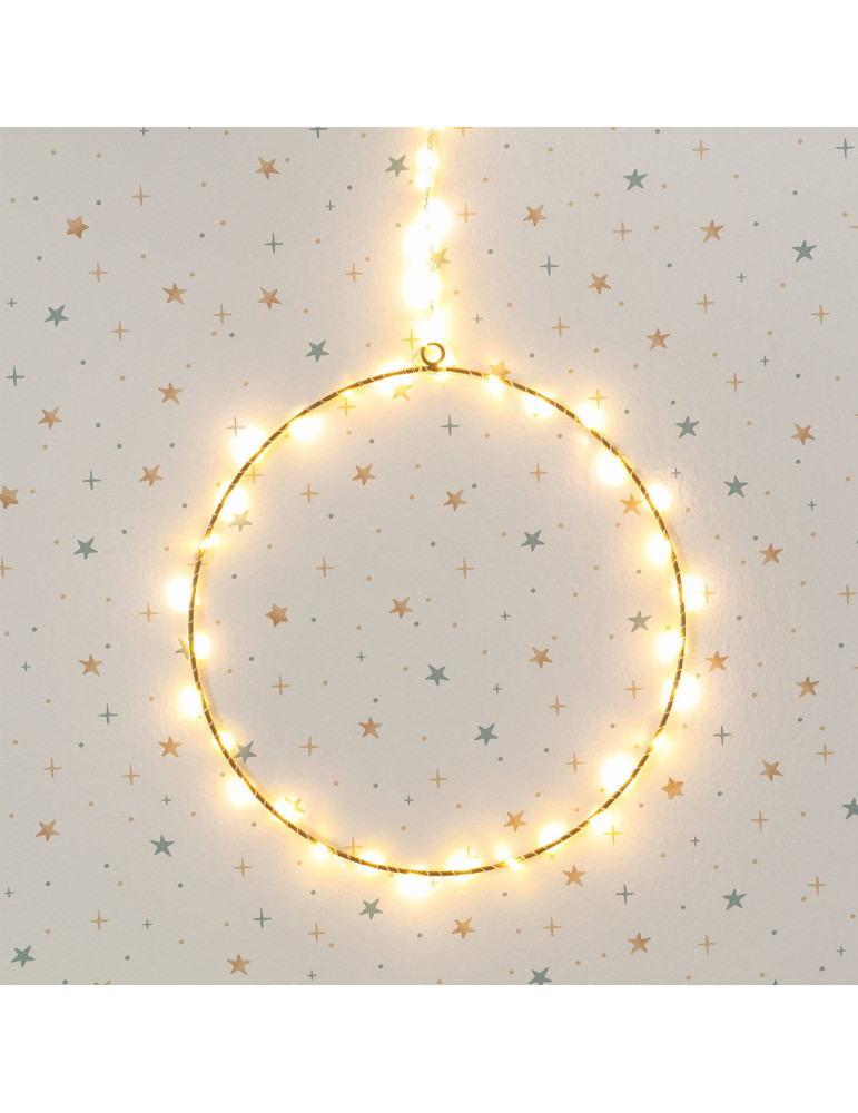 Anneau avec Guirlande lumineuse LED Hoop