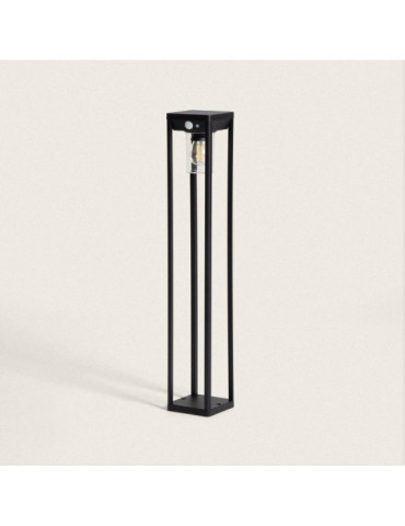 Balise Extérieure sur Pied Solaire 2W 60cm Aluminium avec Détecteur de Mouvement Devah