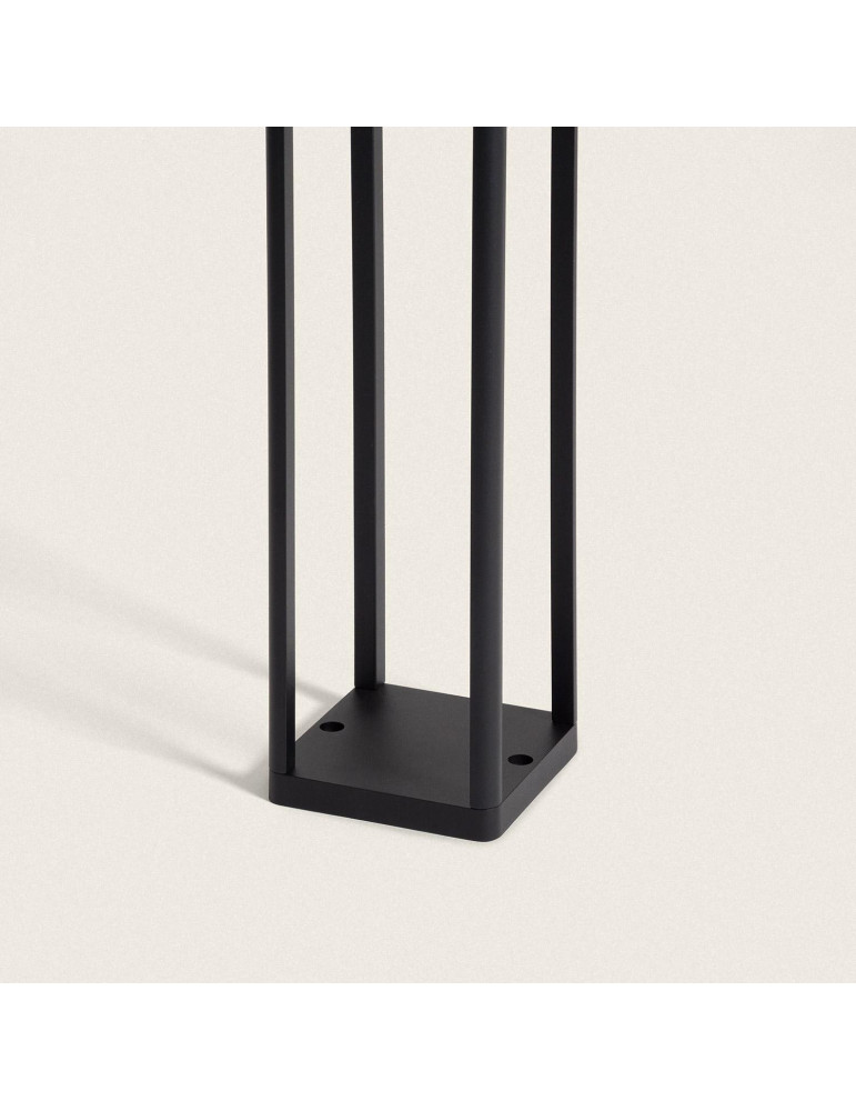 Balise Extérieure sur Pied Solaire 2W 60cm Aluminium avec Détecteur de Mouvement Devah