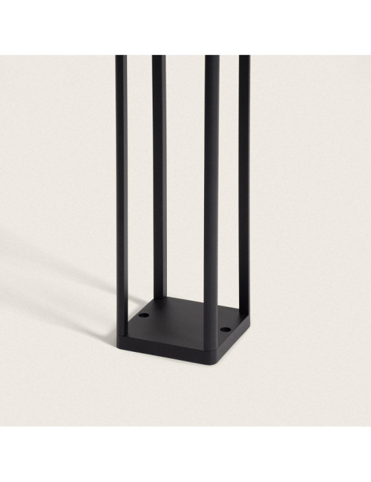 Balise Extérieure sur Pied Solaire 2W 60cm Aluminium avec Détecteur de Mouvement Devah