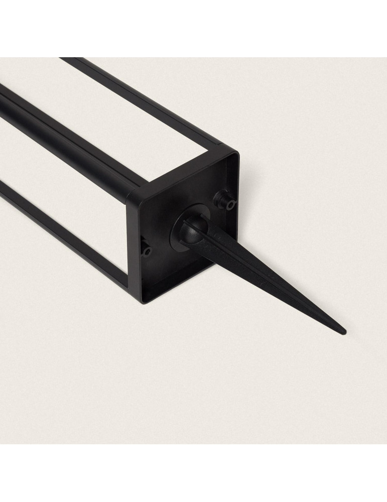 Balise Extérieure sur Pied Solaire 2W 60cm Aluminium avec Détecteur de Mouvement Devah