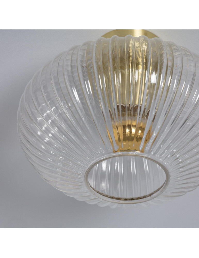 Plafonnier Métal et Verre Prometeo