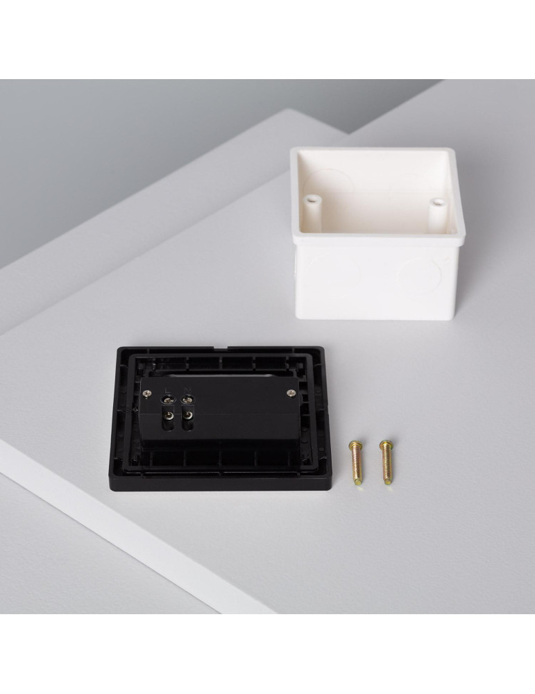 Balise LED 1.5W Encastrable au Mur Randy Noire