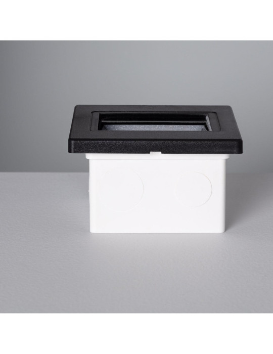 Balise LED 1.5W Encastrable au Mur Randy Noire