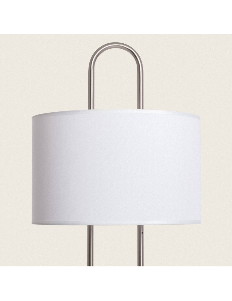 Lampadaire Métal et Tissu Duque