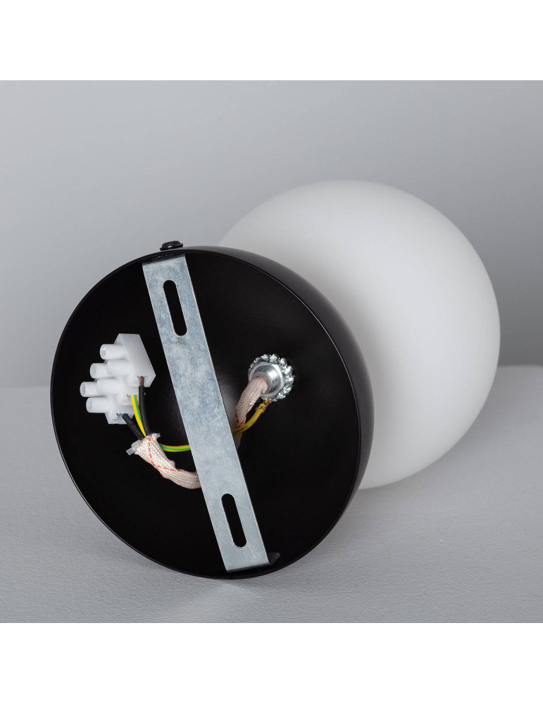 Lampe Murale Métal et Verre Poe