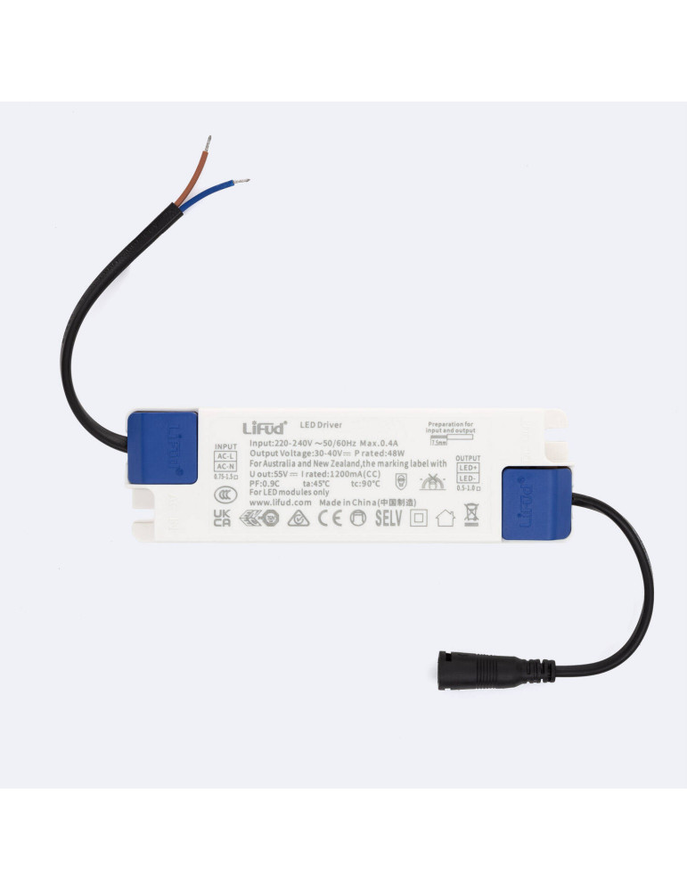 Driver LIFUD 220-240V No Flicker Sortie 30-40V 1200mA 48W LF-GIF050YS1200H