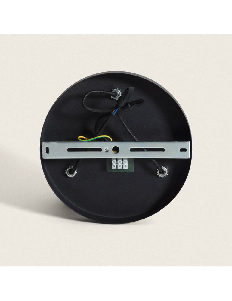 Plafonnier Rond Orientable Aluminium 3 Spots Caleb