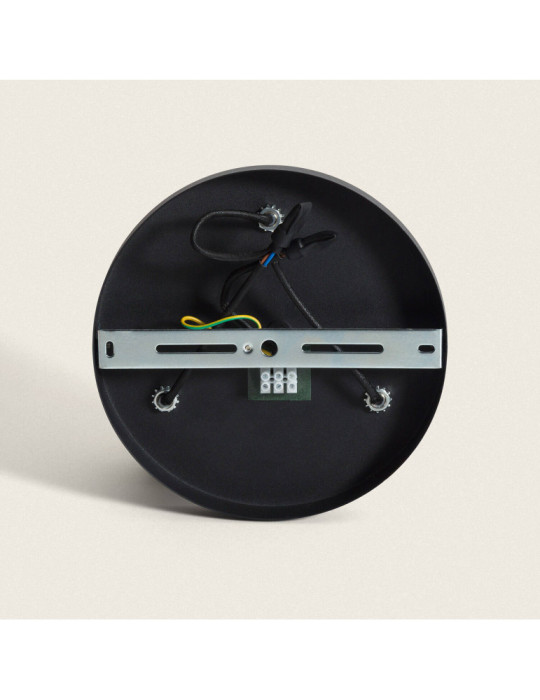 Plafonnier Rond Orientable Aluminium 3 Spots Caleb