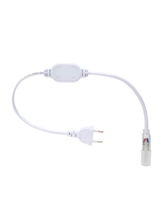 Câble Rectificateur pour Gaine LED Ronde 220V AC IP65 sur Mesure Coupe Tous les 100cm