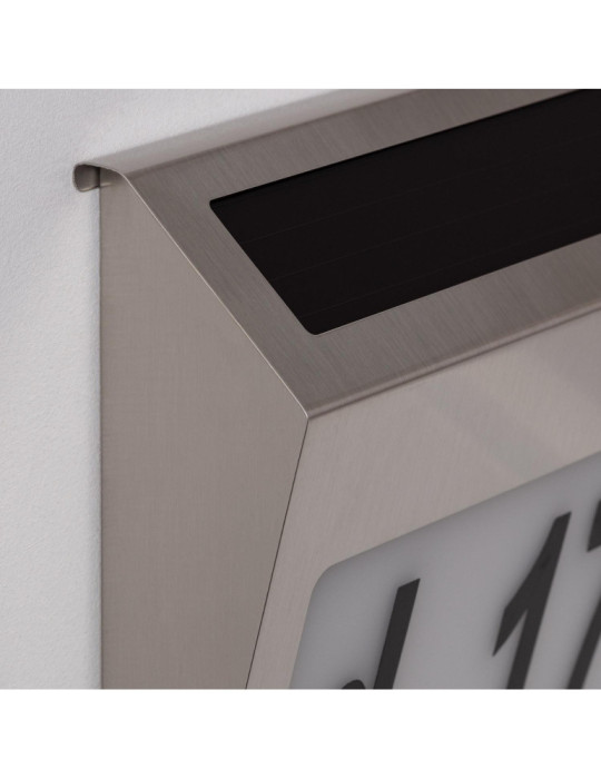 Applique Murale LED Extérieure Solaire Barua pour Numérotation de Maisons