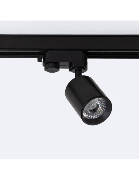Spot LED sur Rail Triphasé 10W Dimmable Mallet Noir