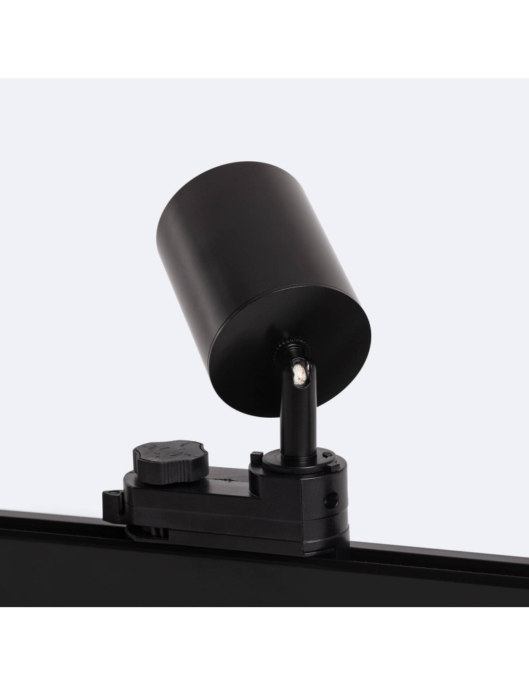 Spot LED sur Rail Triphasé 10W Dimmable Mallet Noir