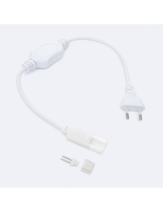 Câble Rectificateur pour Ruban LED 220V AC SMD2835 IP65 Largeur 12mm Monochrome