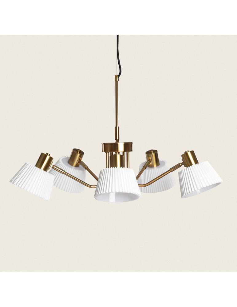 Suspension Métal Magda 5 Spots