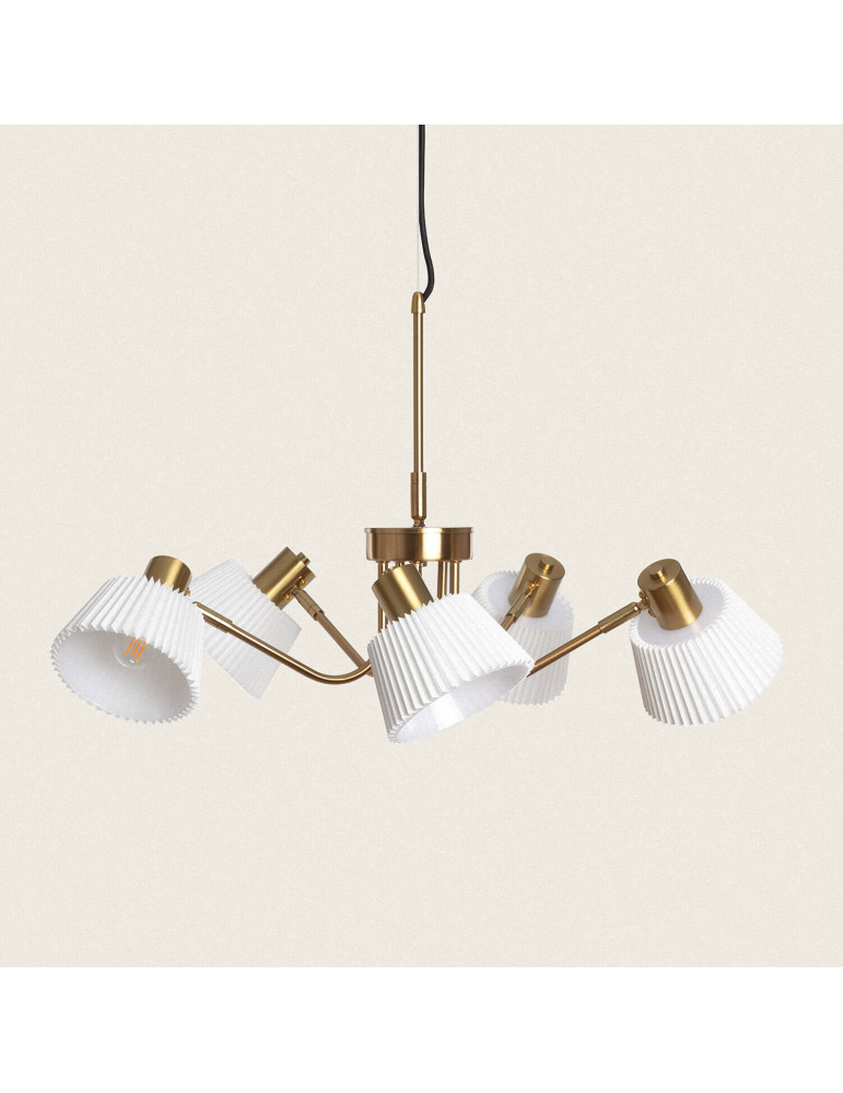 Suspension Métal Magda 5 Spots