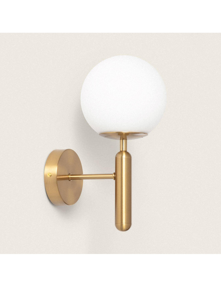 Applique Murale Métal et Verre Oto