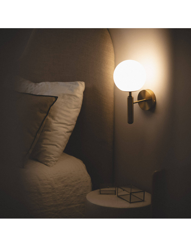 Applique Murale Métal et Verre Oto