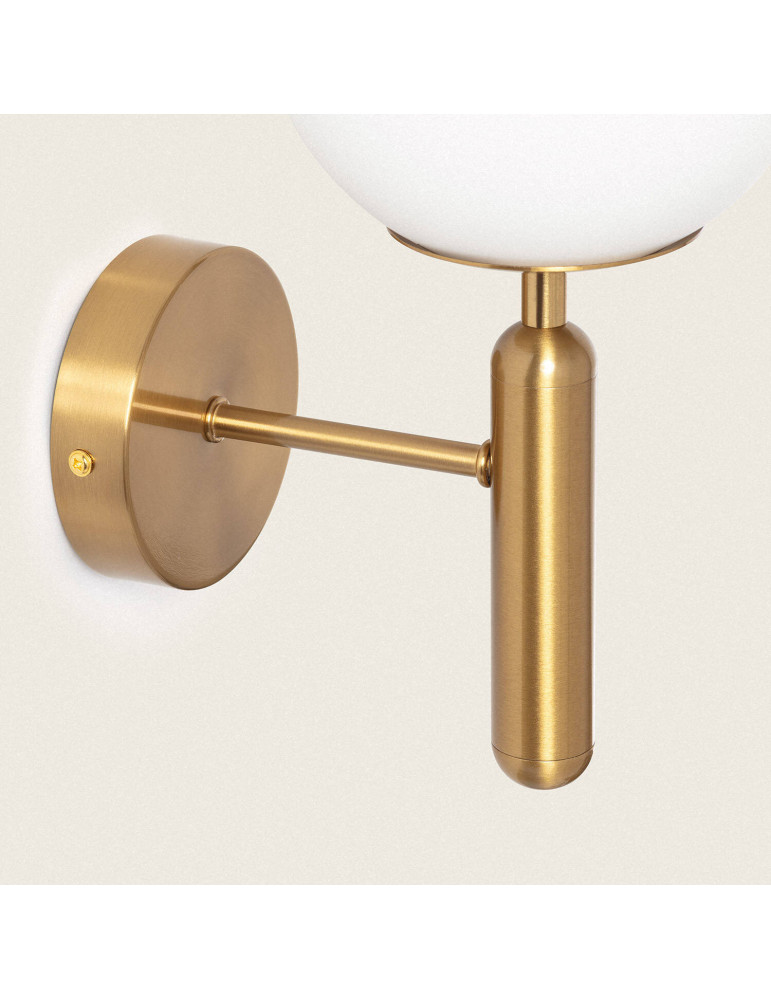 Applique Murale Métal et Verre Oto