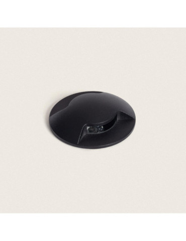 Balise Extérieure LED 3W Encastrable au Sol Letso 2L Noire