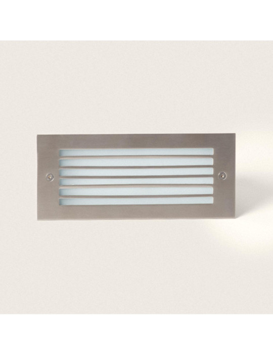 Balise LED Extérieure 9W Encastrable au Mur Noire Drive