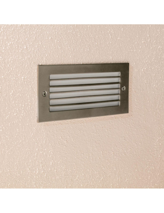 Balise LED Extérieure 9W Encastrable au Mur Noire Drive