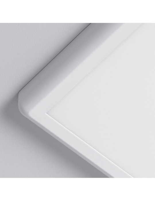 Plafonnier LED Carré Métal 18W Design White 225x225 mm