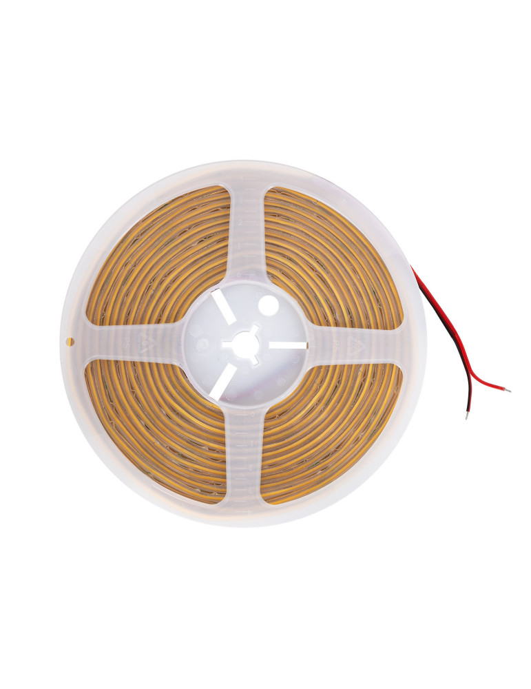 Tira LED COB 24V DC 385 LED/m 5m IP65 CRI90 Superestrecha Ancho 5mm Corte cada 4cm