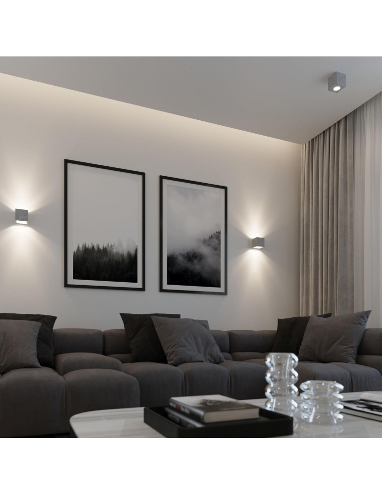 Plafonnier Béton Quad SOLLUX