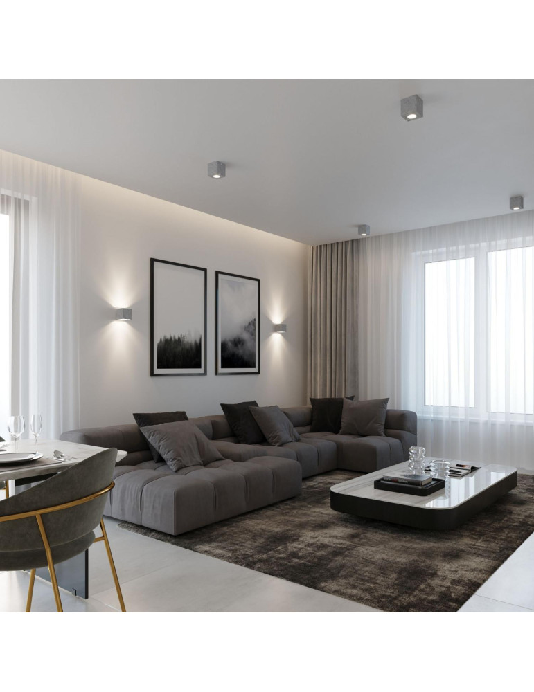 Plafonnier Béton Quad SOLLUX