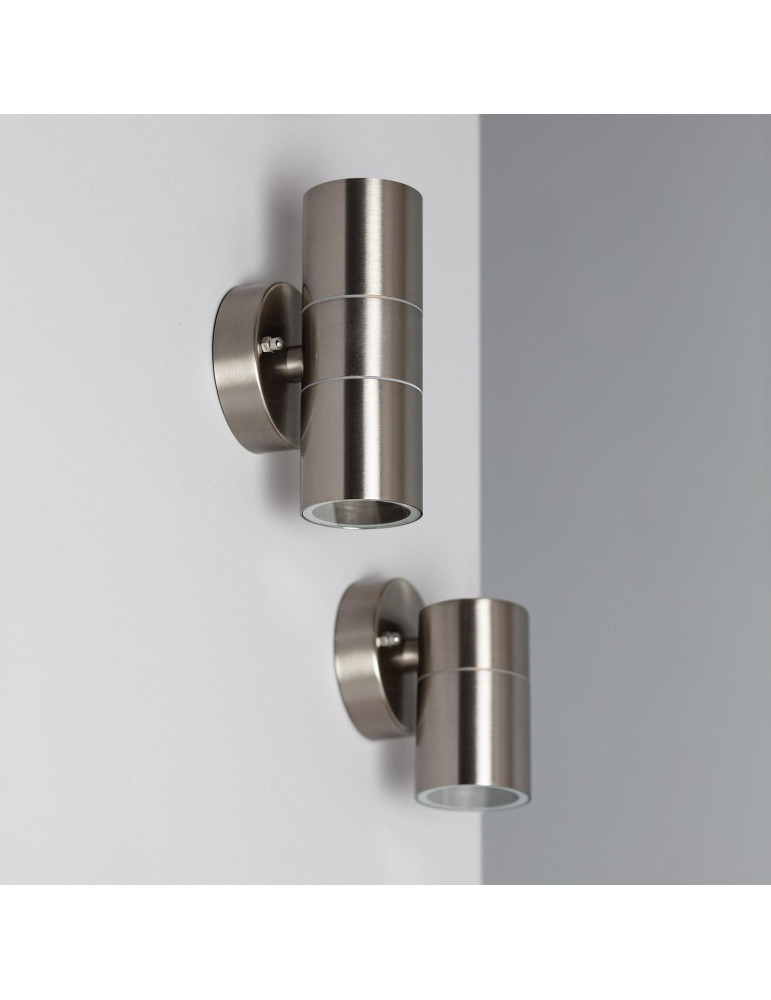 Applique Murale Extérieure Acier Inoxydable Satin