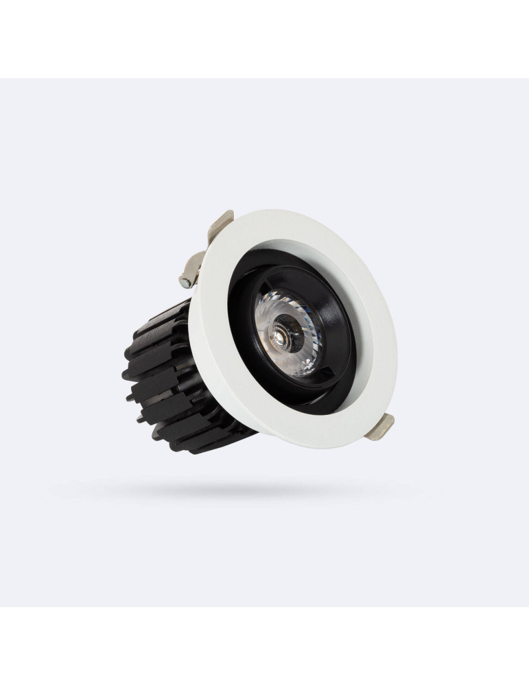 Spot LED Downlight COB Rond Orientable 360º (UGR19) High Lumen CRI90 Expert Color No Flicker 7W Coupe Ø 80mm Spot LED Downlight COB Rond Orientable 360º (UGR19) High Lumen CRI90 Expert Color No Flicker 7W Coupe Ø 80mm
