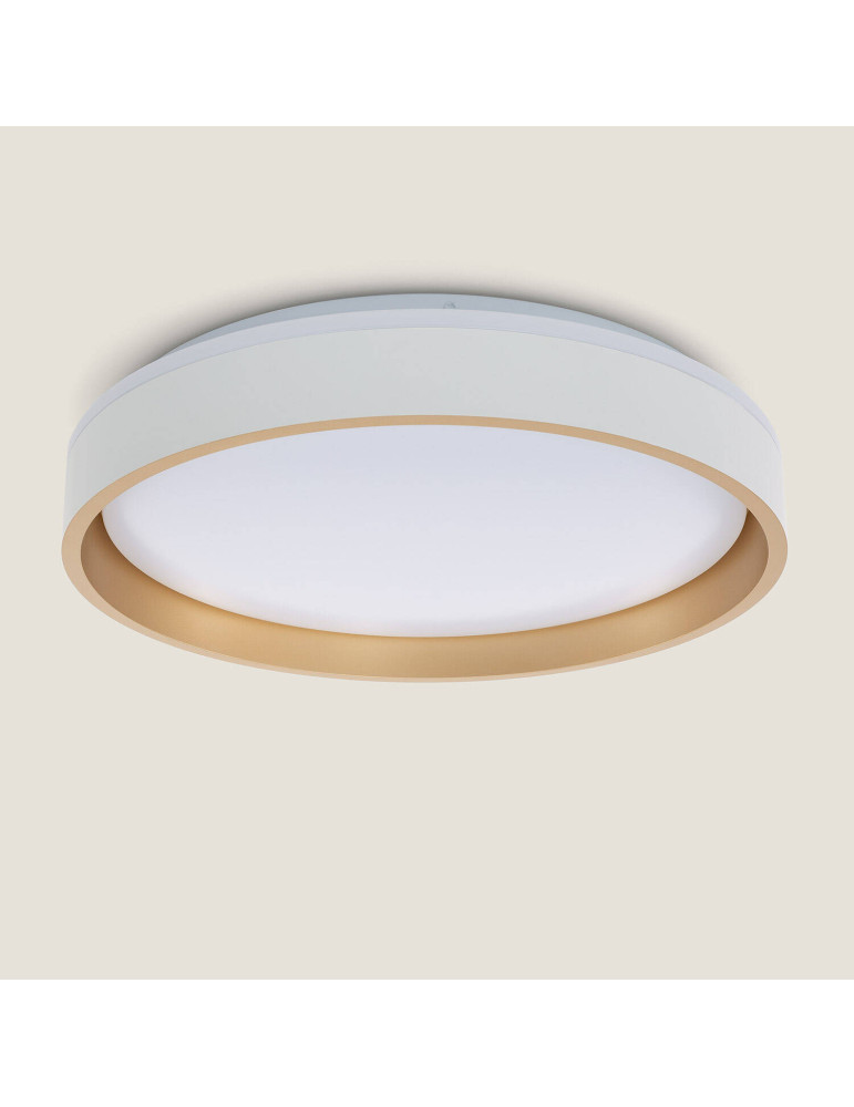 Plafonnier LED 24W Rond Métal Ø390 mm Kibek