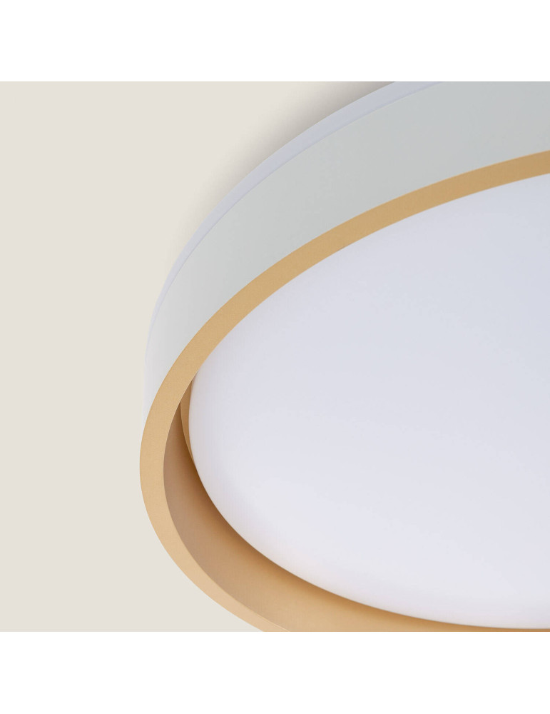 Plafonnier LED 24W Rond Métal Ø390 mm Kibek