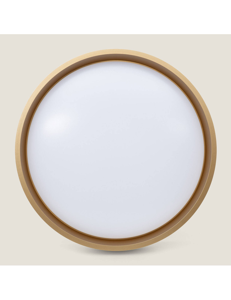 Plafonnier LED 24W Rond Métal Ø390 mm Kibek