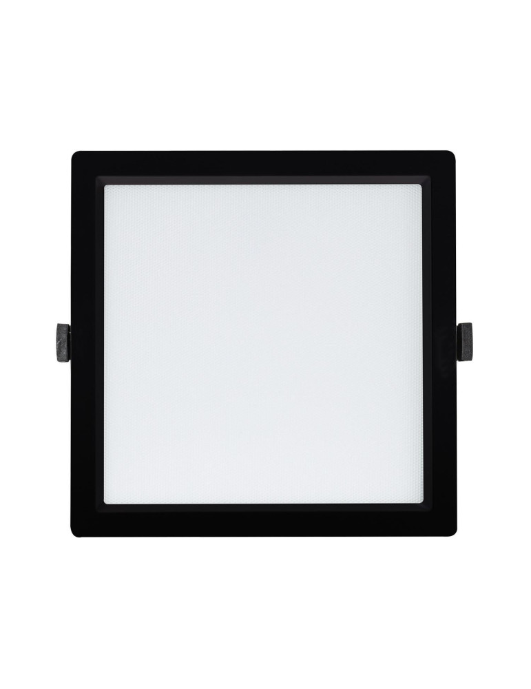 Downlight LED 40W Carré SAMSUNG Aero 130 lm/W Microprismatique LIFUD Coupe 210x210 mm Noir