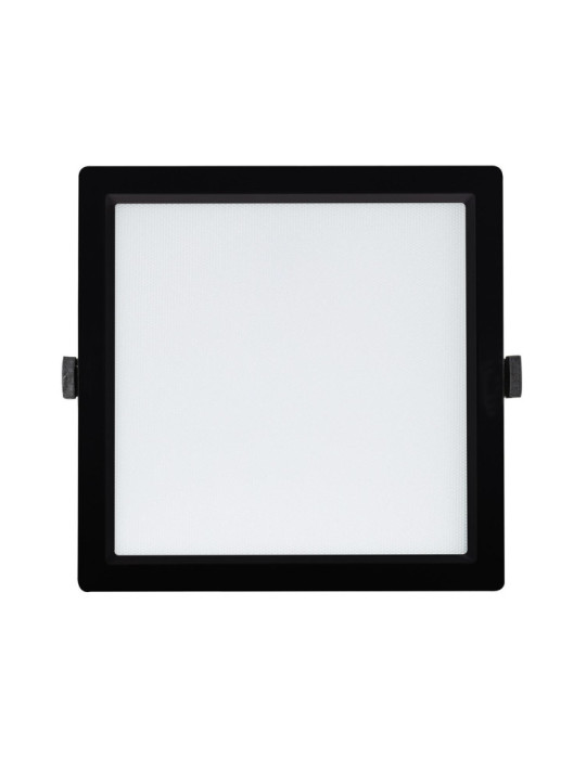 Downlight LED 40W Carré SAMSUNG Aero 130 lm/W Microprismatique LIFUD Coupe 210x210 mm Noir