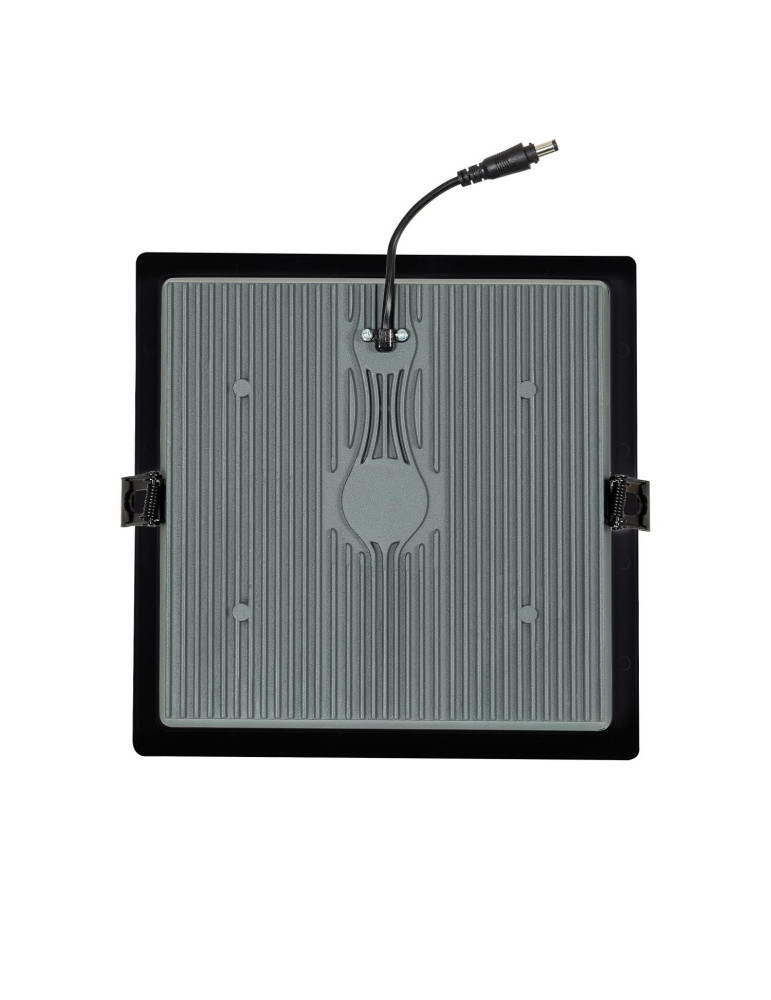 Downlight LED 40W Carré SAMSUNG Aero 130 lm/W Microprismatique LIFUD Coupe 210x210 mm Noir