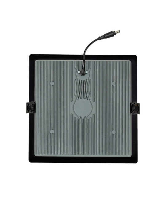 Downlight LED 40W Carré SAMSUNG Aero 130 lm/W Microprismatique LIFUD Coupe 210x210 mm Noir