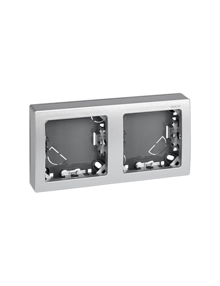 Cadre avec Base pour 2 Emplacements Horizontaux SIMON 73 LOFT 73620 Cadre avec Base pour 2 Emplacements Horizontaux SIMON 73 LOFT 73620