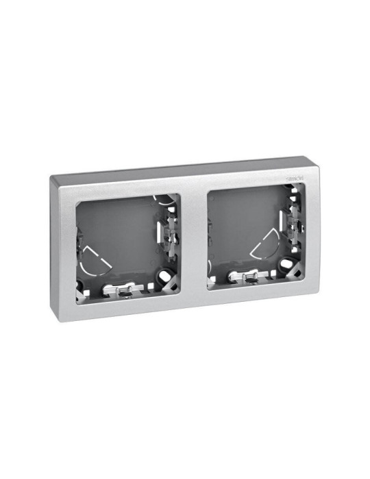 Cadre avec Base pour 2 Emplacements Horizontaux SIMON 73 LOFT 73620 Cadre avec Base pour 2 Emplacements Horizontaux SIMON 73 LOFT 73620