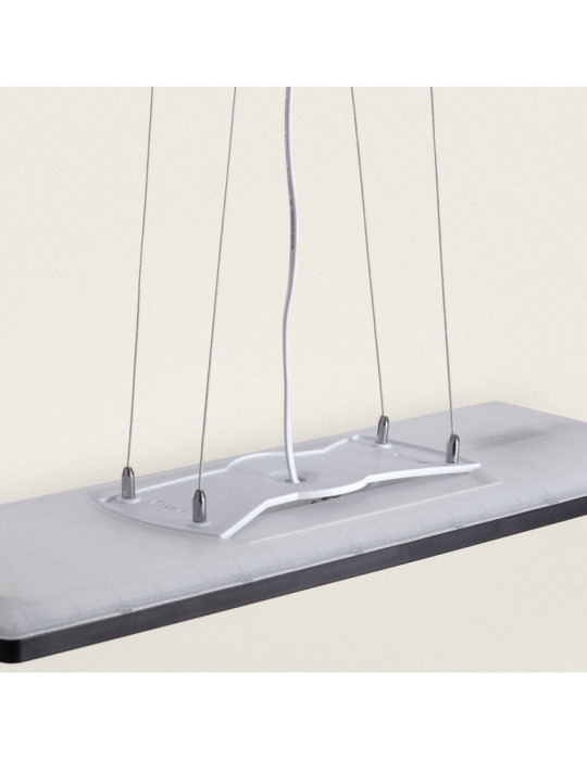 Suspension LED 24W Rectangulaire CCT 580X200 mm Double Face SwitchCCT Noir