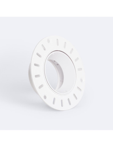 Collerette Downlight Conique Orientable Intégration Plâtre/Placo pour Ampoule LED GU10 / GU5.3 Coupe Ø70 mm Suefix