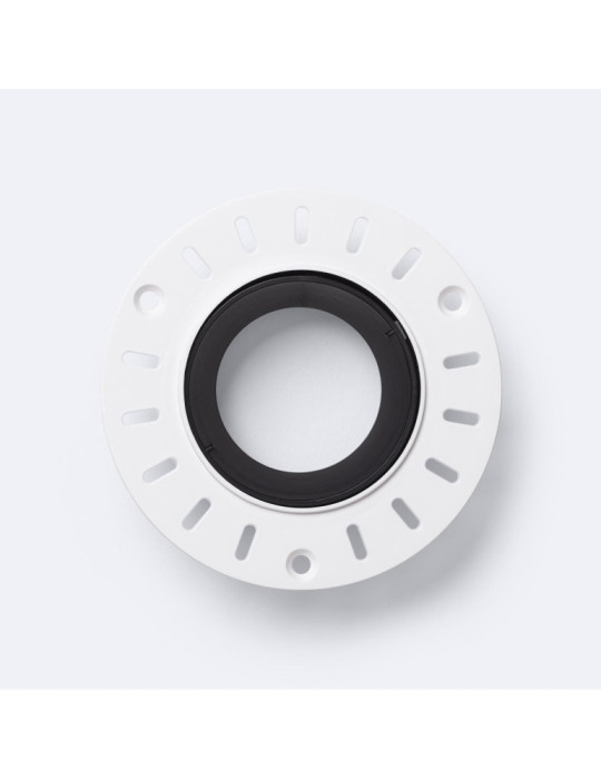 Collerette Downlight Conique Orientable Intégration Plâtre/Placo pour Ampoule LED GU10 / GU5.3 Coupe Ø70 mm Suefix