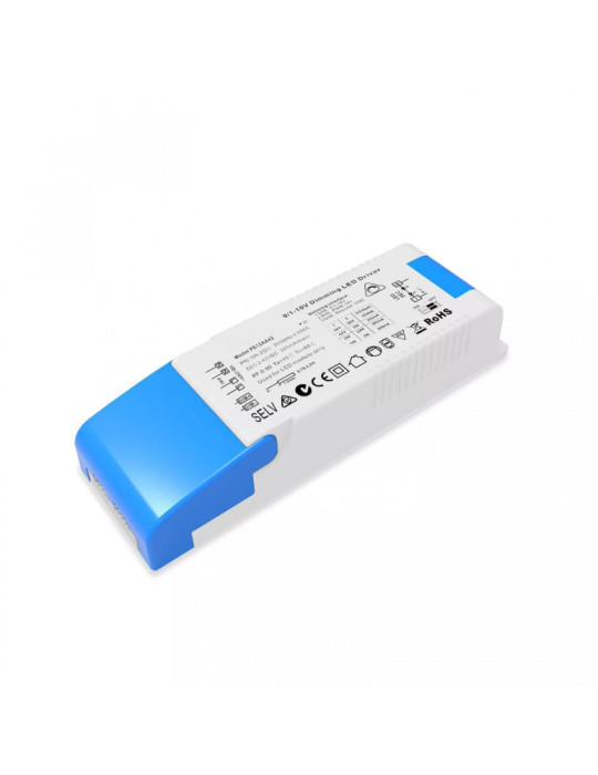 Driver AID Dimmable 1-10V 220-240V Sortie 21-42V DC 500mA 21W No Flicker PE18AA42 Driver AID Dimmable 1-10V 220-240V Sortie 21-42V DC 500mA 21W No Flicker PE18AA42