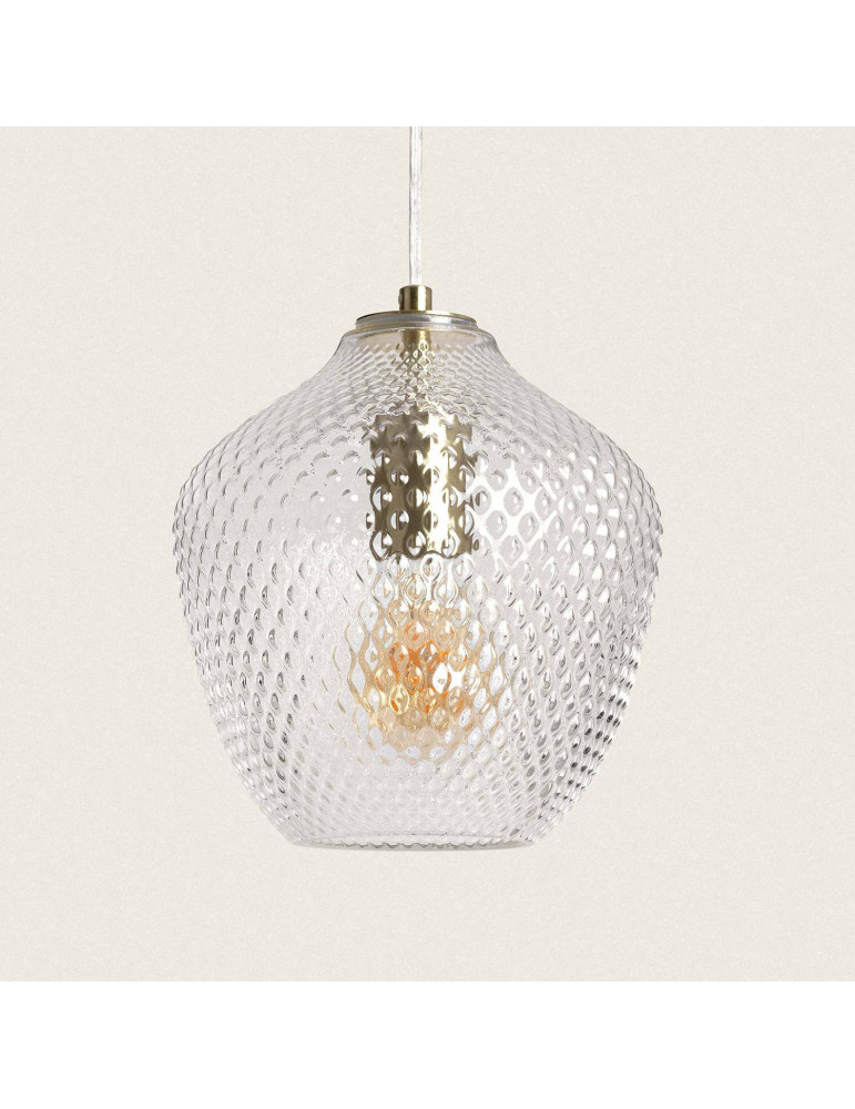 Suspension Métal et Verre Stiklu