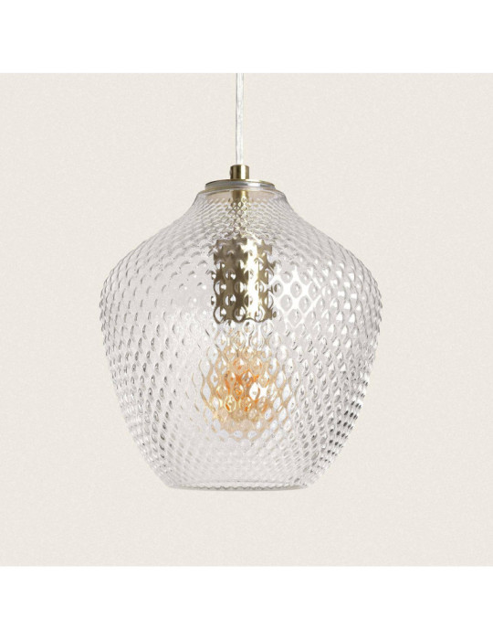 Suspension Métal et Verre Stiklu